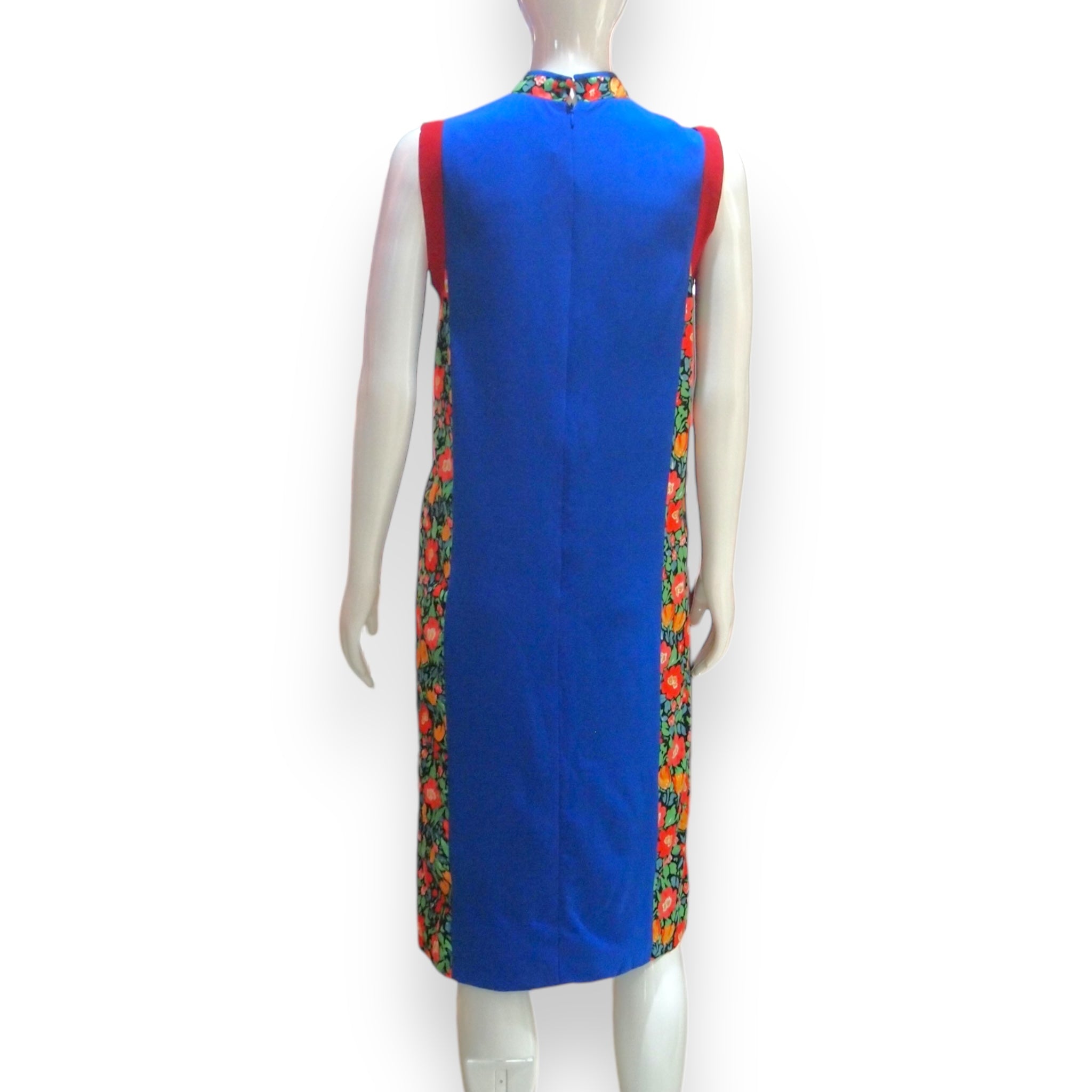 NOSTALGIC FLORALS - HANDMADE MODERN SILK COTTON CHEONGSAM SHIFT DRESS