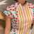 GROOVE LINE - SPLIT BY STRIPES HANDMADE MODERN COTTON CHEONGSAM DRESS