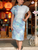 PEBBLE BAY MISHMASH - HANDMADE MODERN COTTON CHEONGSAM