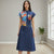 GRAFFITI PATCH - HANDMADE MODERN COTTON CHEONGSAM DRESS