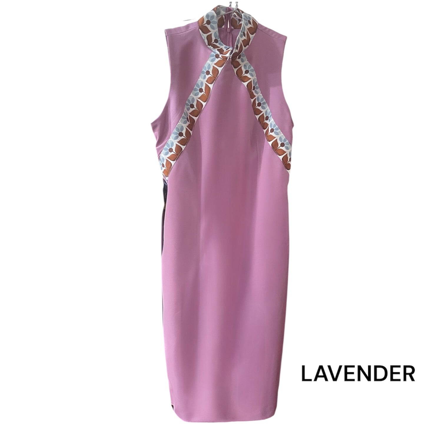 BIG SLICE OF RETRO - HANDMADE MODERN SILK-COTTON CHEONGSAM DRESS
