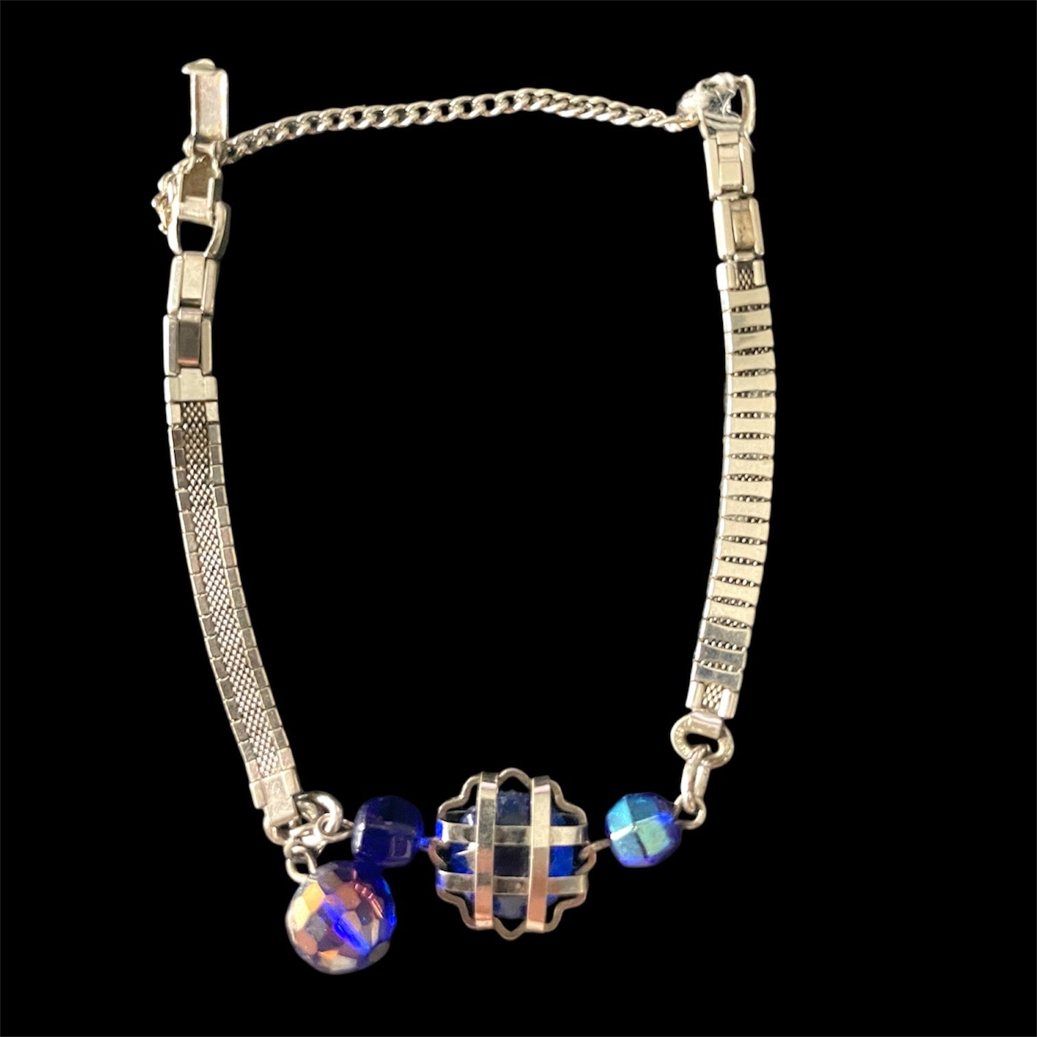 Hashtag Bracelet- Handmade one-of-a-kind vintage upcycled bracelet