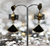 Handmade gemstone black onyx earring