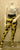 Vintage Norma Kamali Genuine Snakeskin Patchwork Pants in Yellow & Black