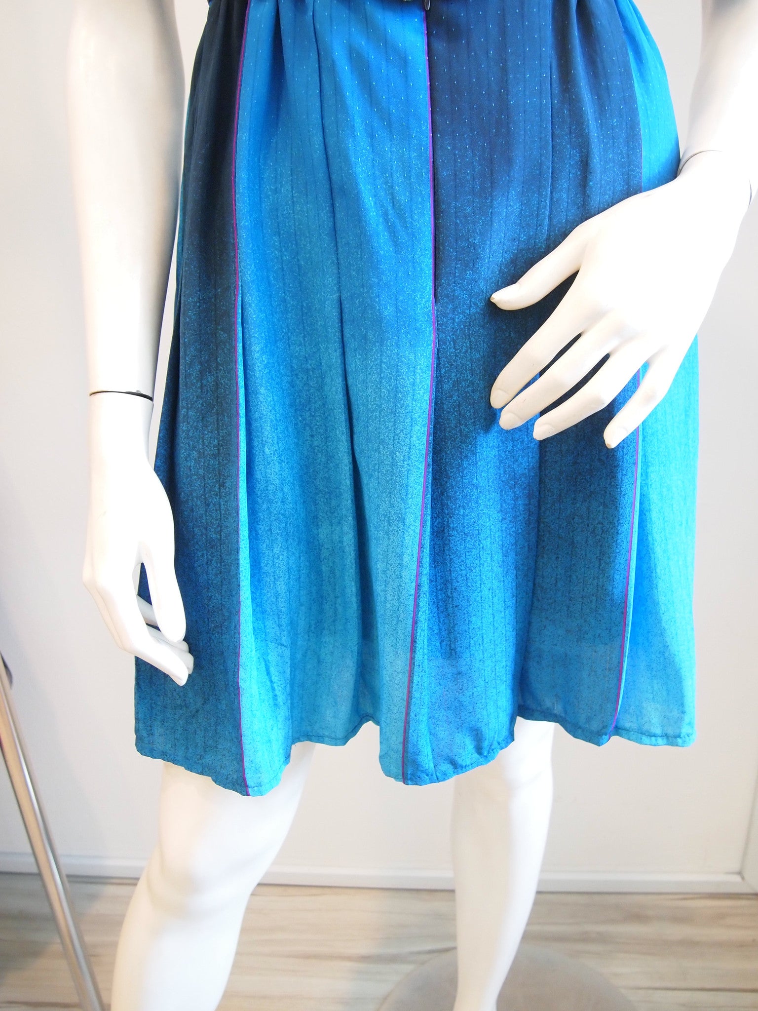 50 Shades of Blue Vintage Dress