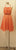 ORANGE FRILL RECONSTRUCTED VINTAGE DRESS