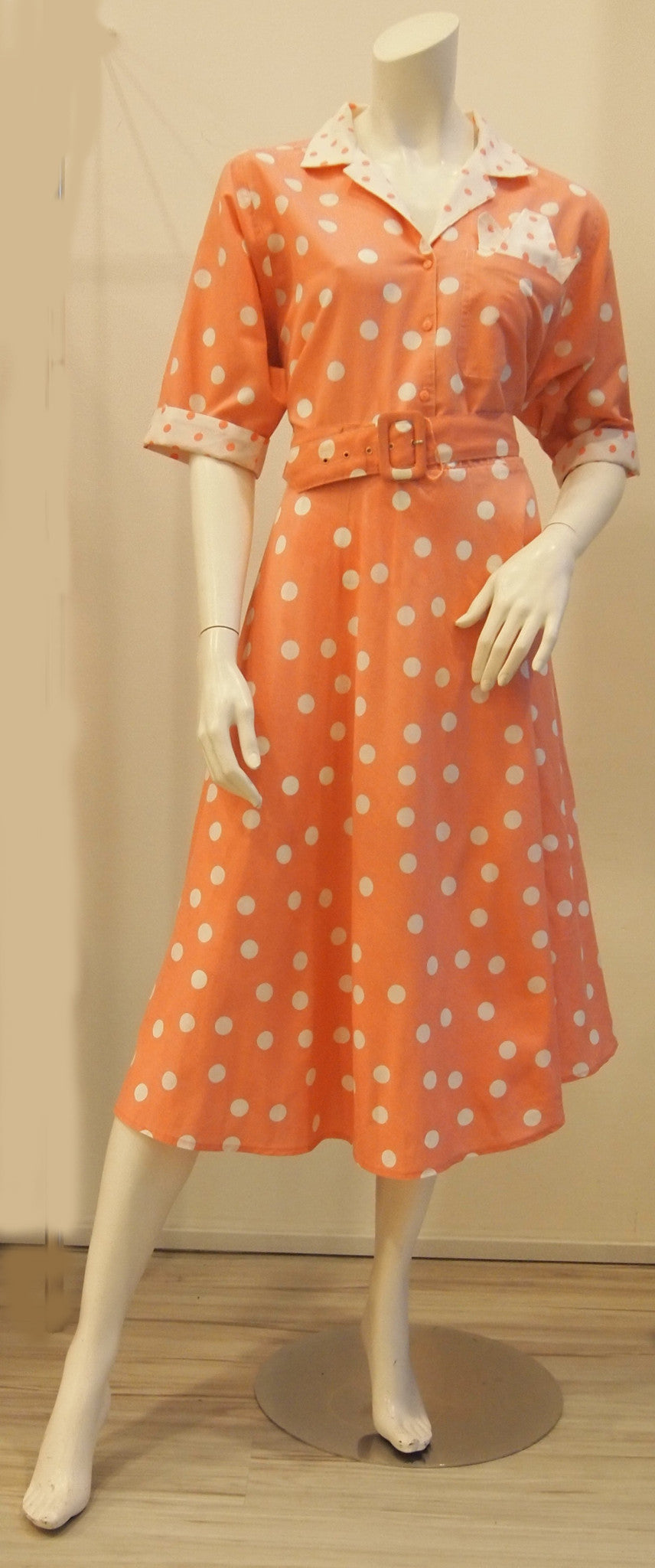 Candy Dots Slouchy Cool Vintage Dress