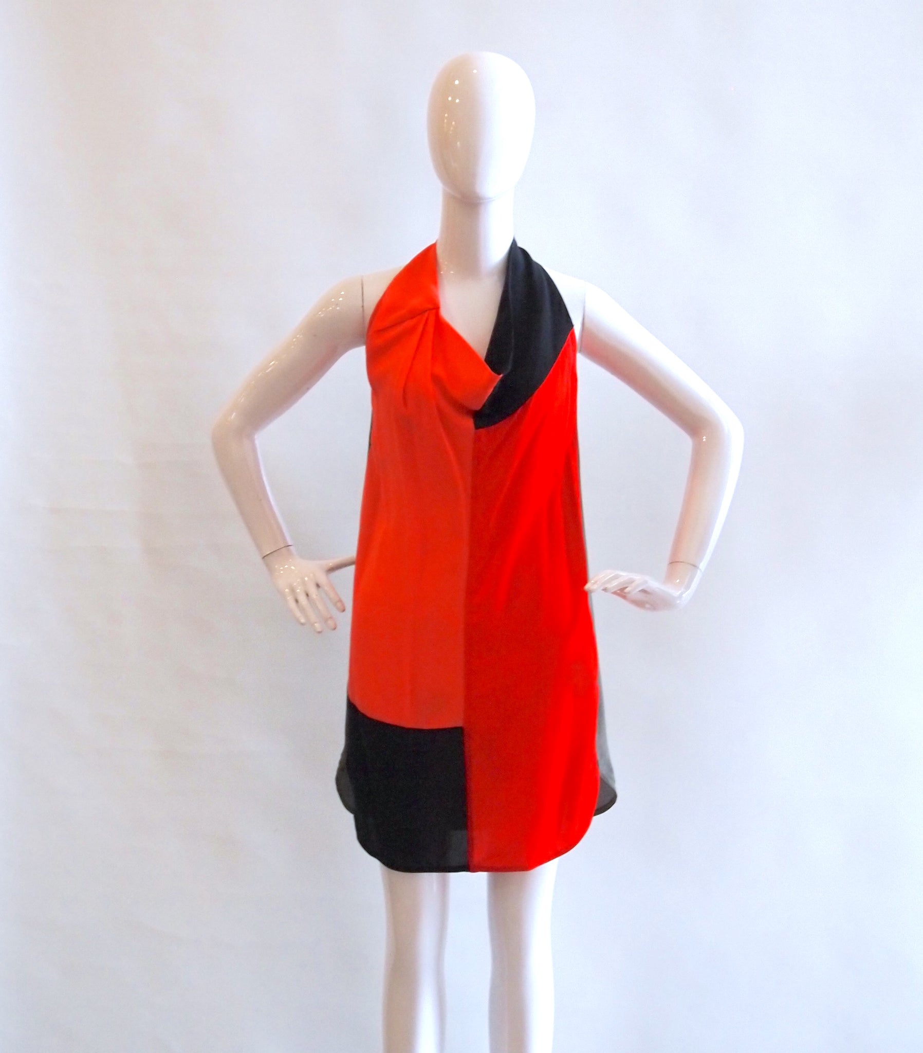 Alexander Wang silk colorblock dress | Deja Vu Vintage Alexander Wang silk colorblock dress | Deja Vu Vintage