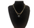 Handmade Black Onyx Gold-plated Layered Necklace