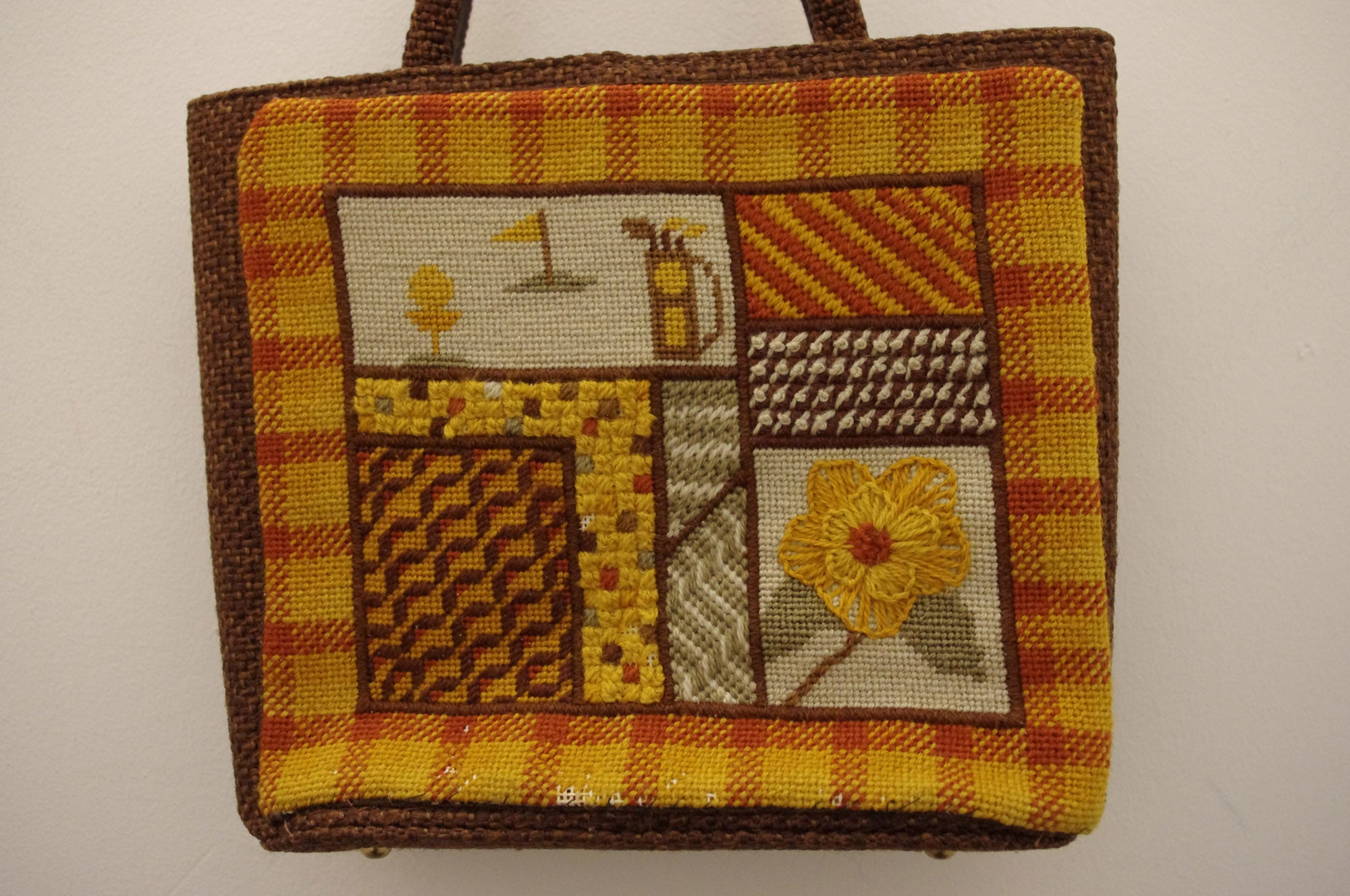 Fun with golf and gardens vintage bag