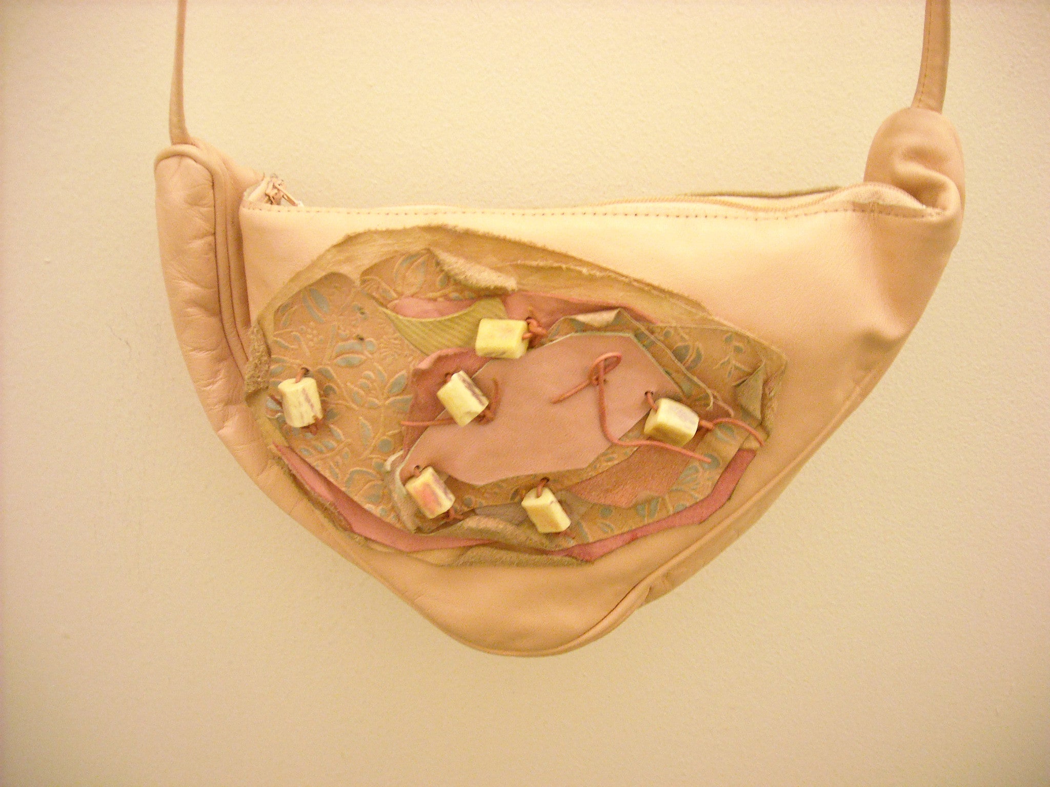 Quirky in Pink Leather Sling Bag