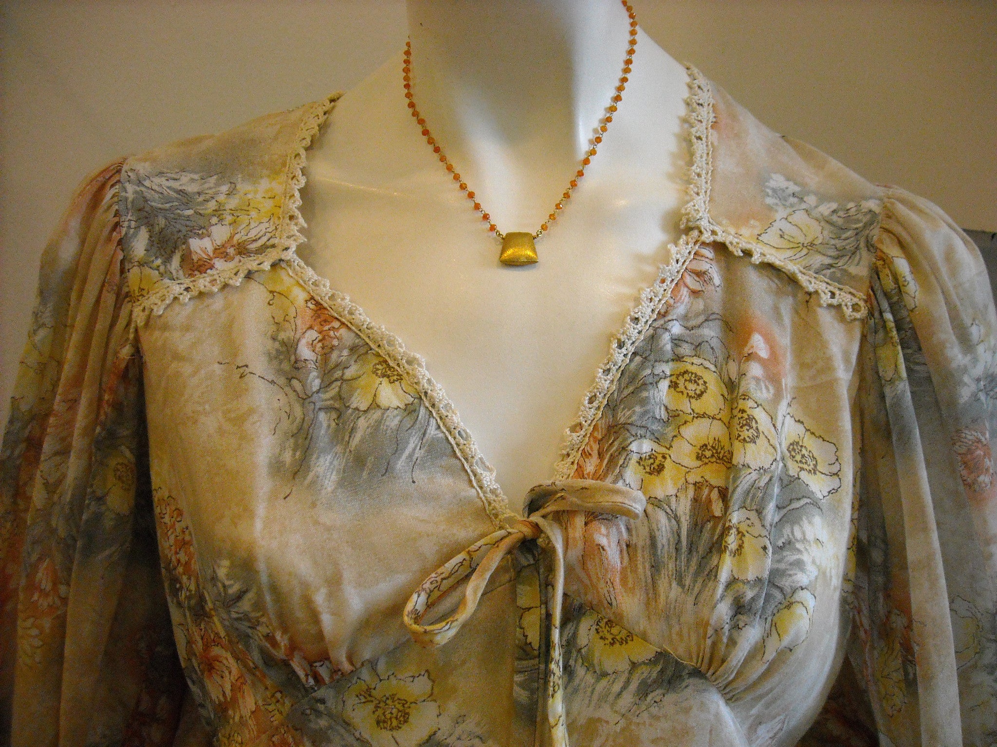 A Boho Autumn Vintage Dress